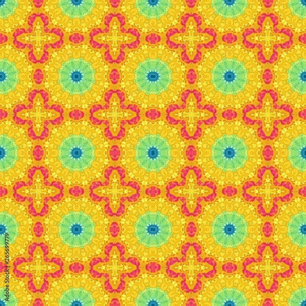 seamless wallpaper pattern with pastel orange, golden rod and indian red colors. can be used for cards, posters, banner or texture fasion design