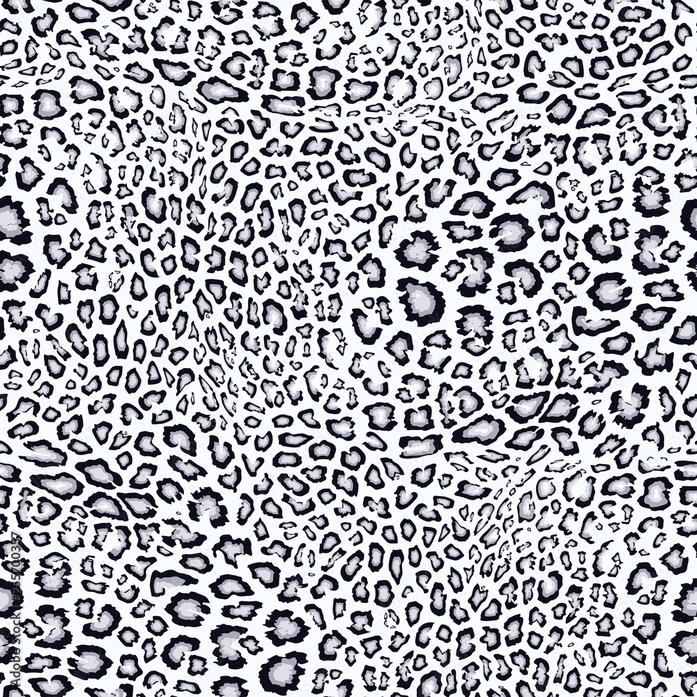 snow leopard fur pattern