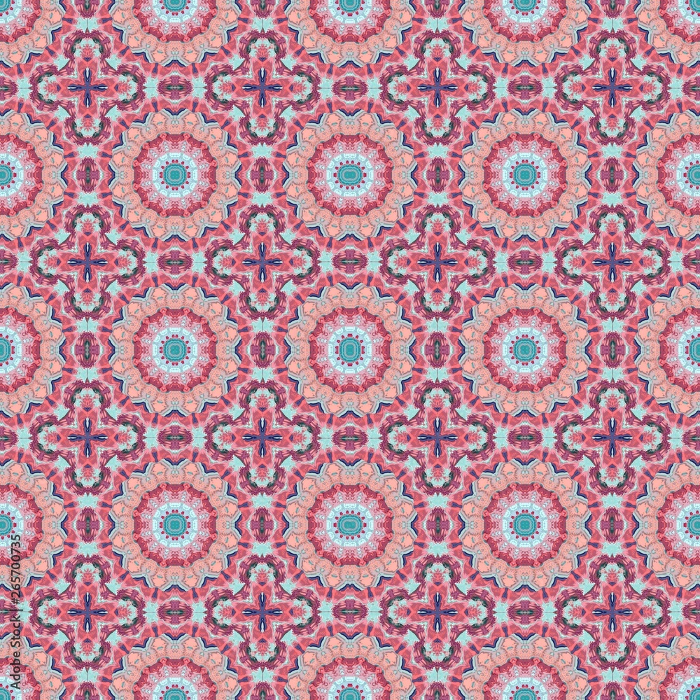abstract rosy brown, teal blue and old mauve seamless pattern. can be used for wallpaper, poster, banner or texture design