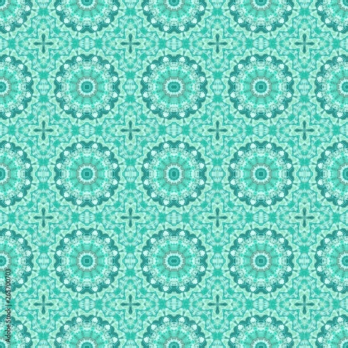 abstract medium aqua marine, pale turquoise and powder blue seamless pattern. can be used for wallpaper, poster, banner or texture design