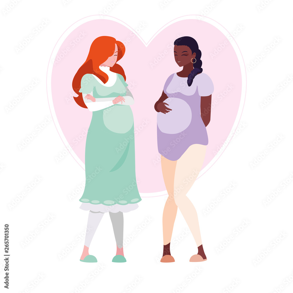 interracial couple of pregnancy women in heart interracial couple of pregnancy women in heart
