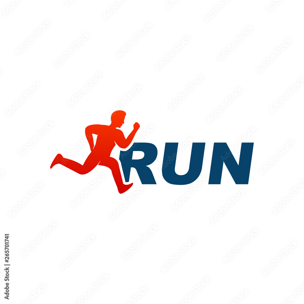 Running Logo Template Design Vector, Emblem, Design Concept, Creative Symbol, Icon Running Logo Template Design Vector, Emblem, Design Concept, Creative Symbol, Icon