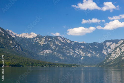 Fototapeta Naklejka Na Ścianę i Meble -  view of Lake Bohinj, Triglav National Park, Julian Alps, Slovenia