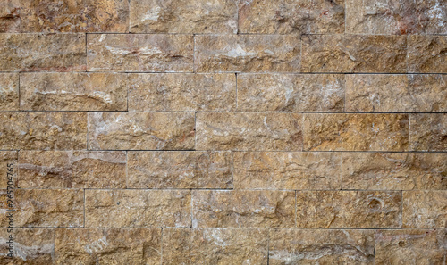 Brownish Stone Brick Wall Texture