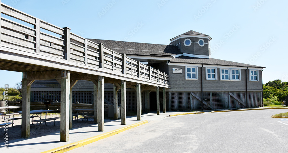 Visitor center on the Fort Fisher State Recreation Area