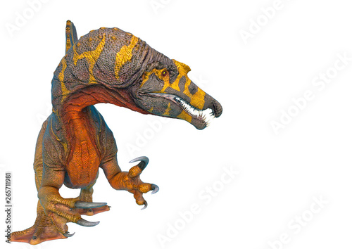 spinosaurus in white background and no shadows