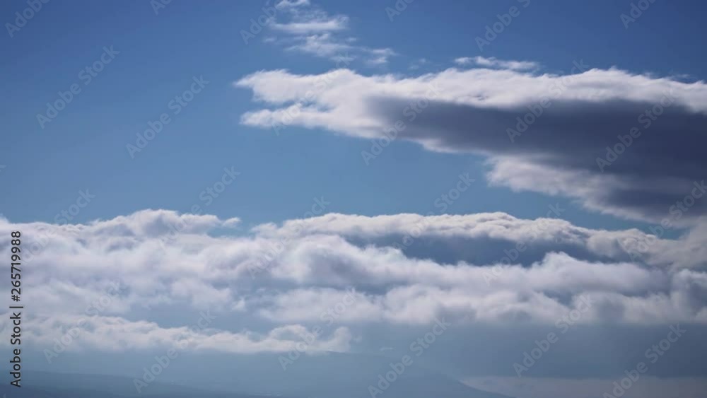 Massive clouds are flying in the sky Massive clouds are flying in the sky