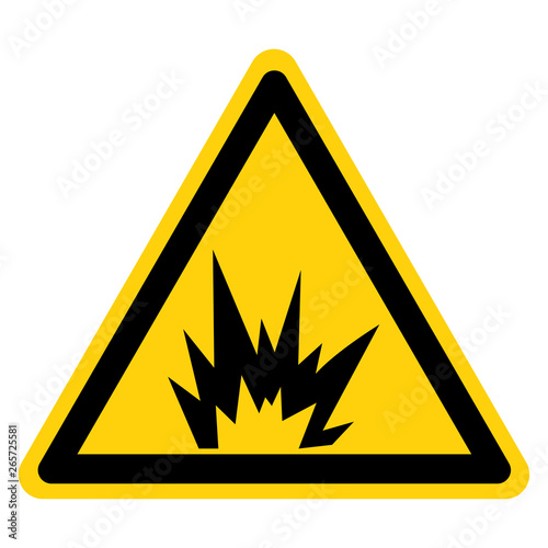 Arc Flash Hazard Symbol Sign, Vector Illustration, Isolate On White Background Label .EPS10