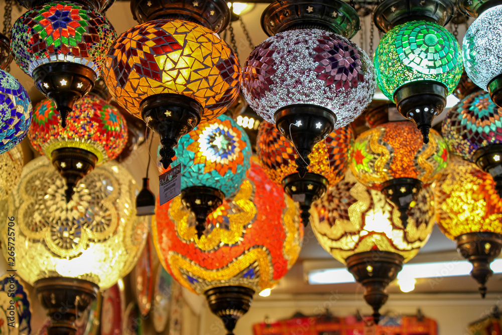 Turkish mosaic lamp
