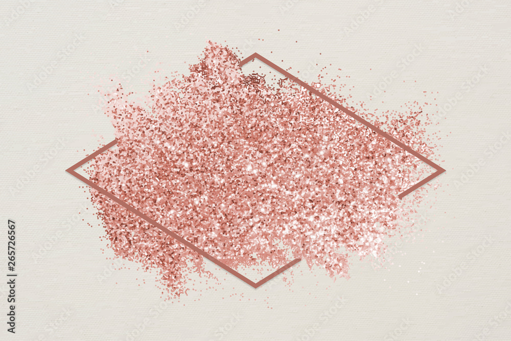 Pink glitter smudge - obrazy, fototapety, plakaty 