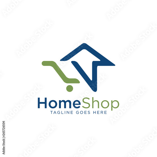 Home Shopping Logo - Vector logo template