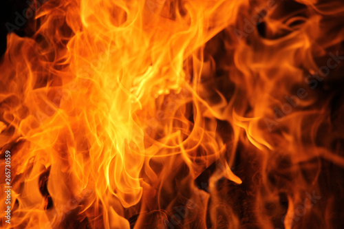 blaze fire flame texture background © somchai