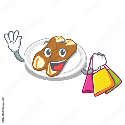 Shopping cannoli in the a cartoon jar