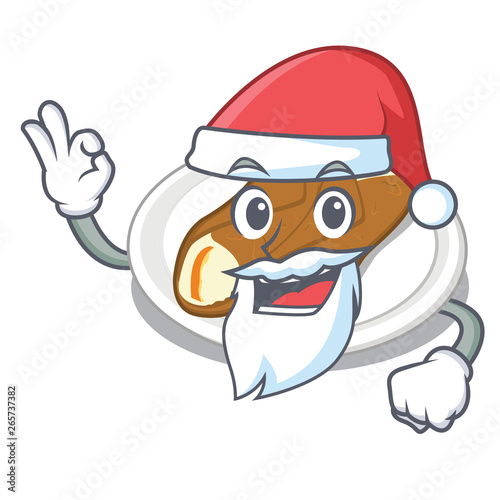 Santa cannoli in the a cartoon shape