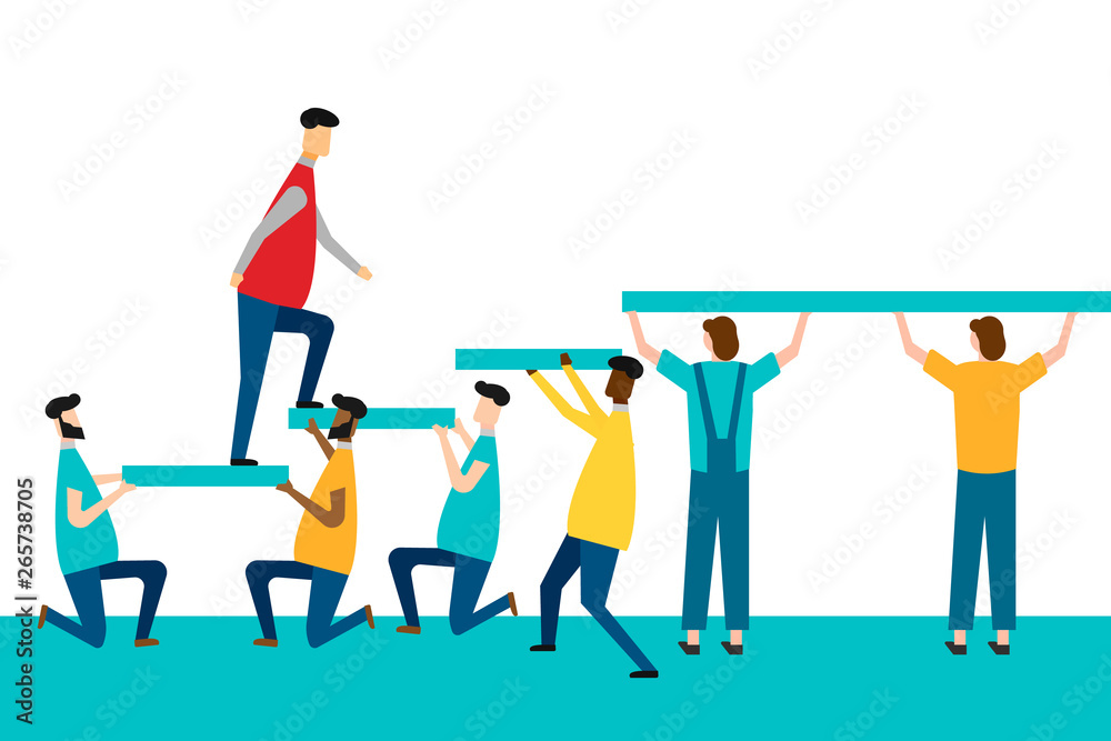 Personal development, personal and career growth, progress and potential concepts. isolated on white background. Vector illustration. Personal development, personal and career growth, progress and potential concepts. isolated on white background. Vector illustration.