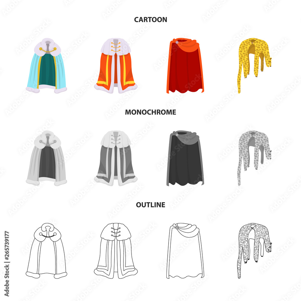 Vector design of material and clothing sign. Set of material and garment vector icon for stock. Vector design of material and clothing sign. Set of material and garment vector icon for stock.