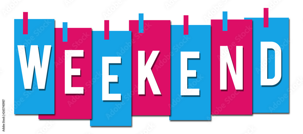Weekend Pink Blue Stuck Stripes Weekend Pink Blue Stuck Stripes