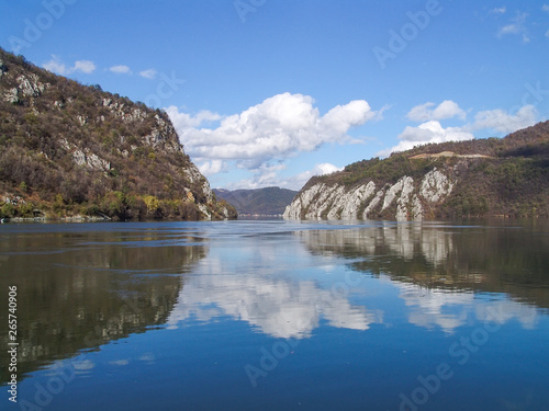 View at Danube gorge at Djerdap in Serbia © Vladislav Gajic