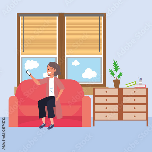 Millennial student dorm room
