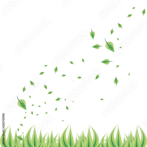 natural leafs isolated icon