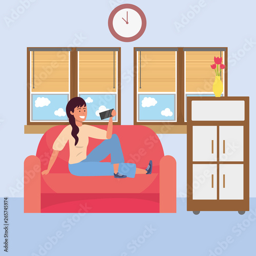 Millennial student dorm room