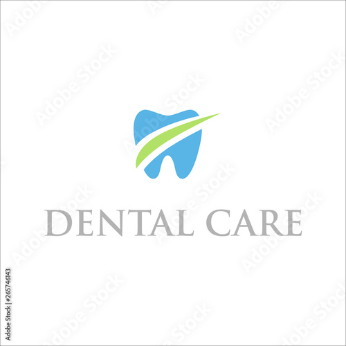 CREATIVE ORTHODONTIST TOOTH DENTAL CARE LOGO CONCEPT 