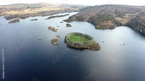 Aerial view of Doon Fort by Portnoo - County Donegal - Ireland photo