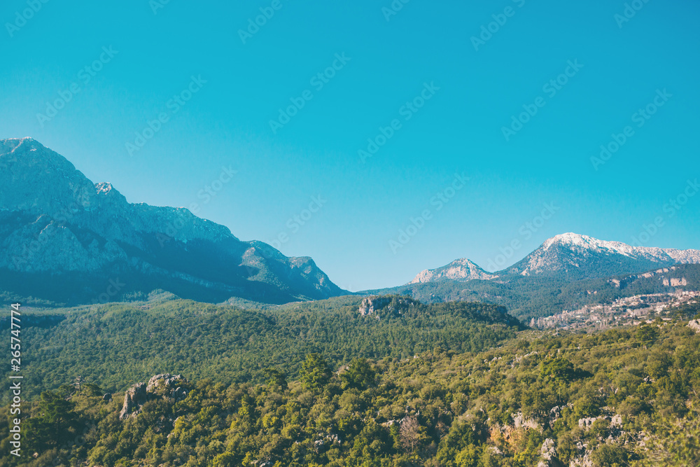 Fototapeta premium Valley in the mountains.