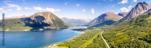 Aerial Panorama in Norway