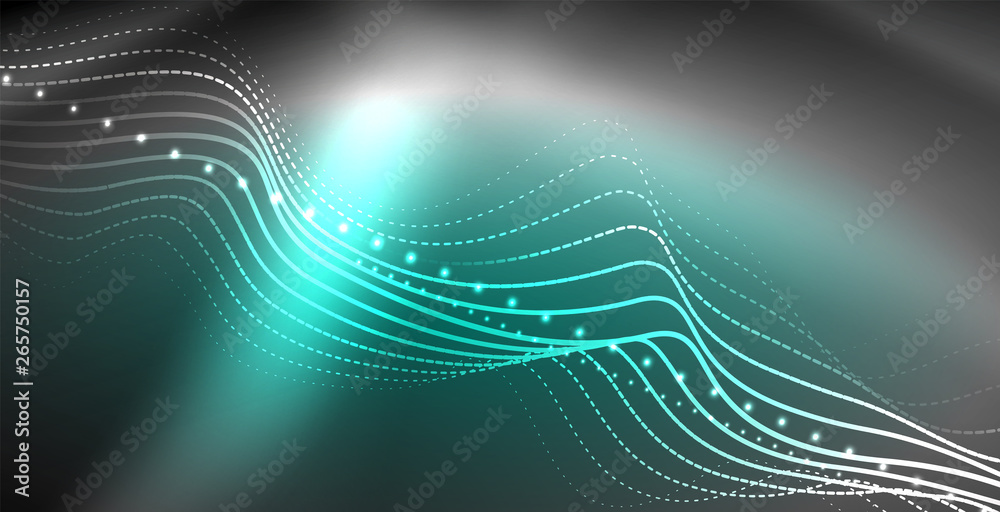 Neon lines shiny glowing background Neon lines shiny glowing background