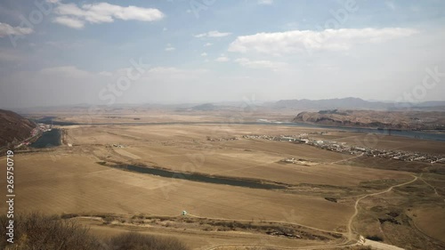 Rare view into North Korea (DPRK) from China photo