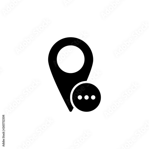 location, GPS, loading icon. Simple glyph, flat vector of Location icons for UI and UX, website or mobile application