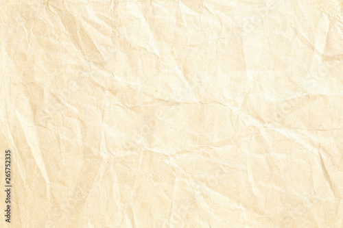 Crumpled old brown paper texture