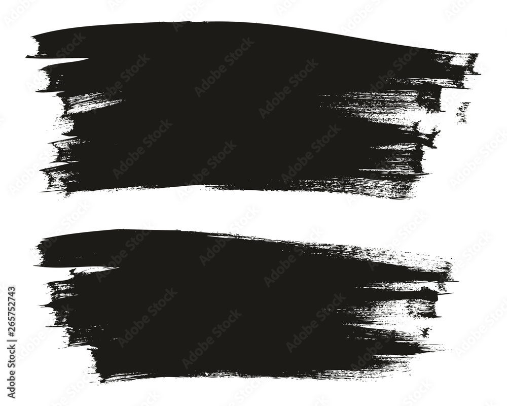 Calligraphy Paint Thin Brush Background High Detail Abstract Vector Background Set 54
