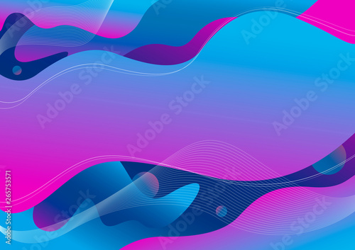 Abstract fluid color background vector illustration