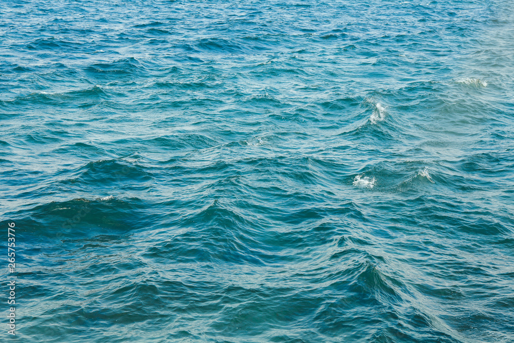 Obraz premium Blue sea water as background. Summer backdrop