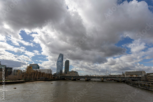Thames riverbank in London © skovalsky