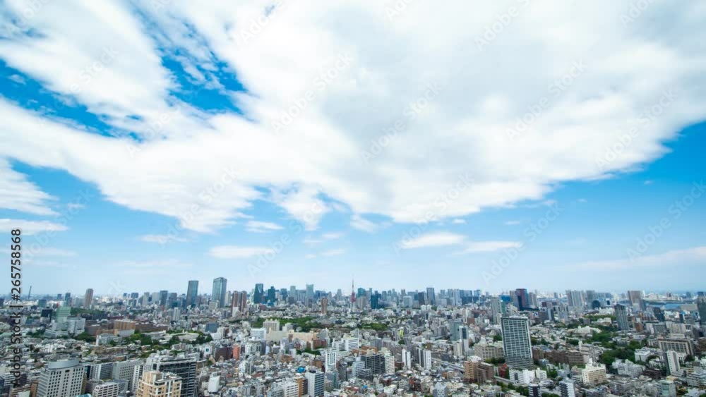 4K・東京風景・タイムラプス