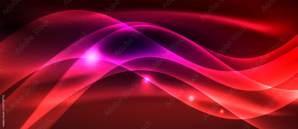 Neon light waves Neon light waves