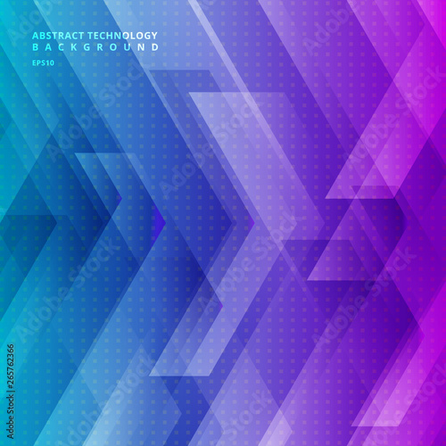 Abstract blue and purple gr...
