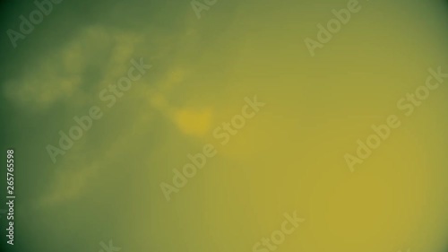 Smooth, clean and abstract, Looped gradient background 4k Video for Underwater, Ocean, Sky, Clouds, Hypnotising, Organic and Fairy Tale Concepts - Green yellow