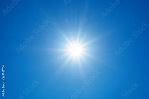 Obraz Słońce na tle nieba