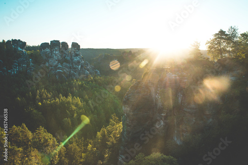 Sunrise over the saxon switzerland Nr. 2