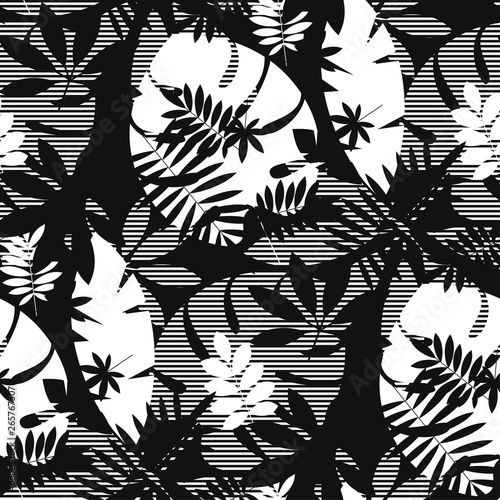 Decorative textured tropic ...