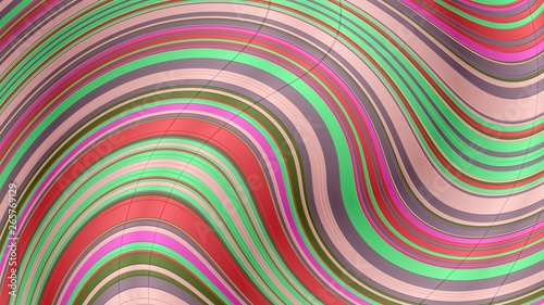 rosy brown, firebrick and light green abstract wavy wallpaper background