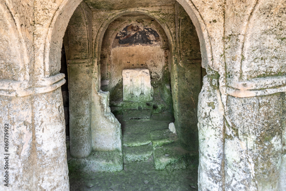 Ancient rock churches. Hidden and beautiful Puglia. St Nicholas