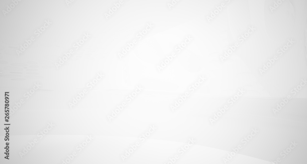 White smooth abstract architectural background. 3D illustration and rendering White smooth abstract architectural background. 3D illustration and rendering
