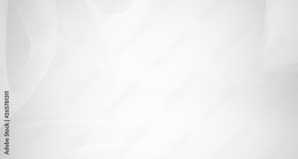 White smooth abstract architectural background. 3D illustration and rendering White smooth abstract architectural background. 3D illustration and rendering