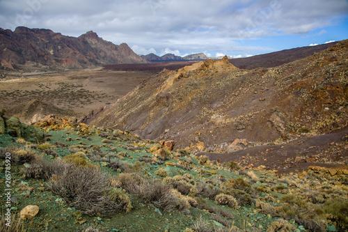 View of the landscape in Teide National Park