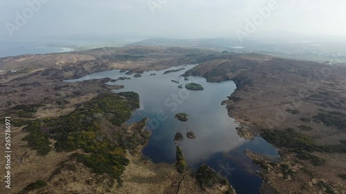 Aerial view of Doon Fort by Portnoo - County Donegal - Ireland photo